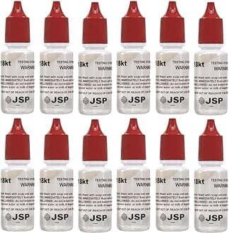 12 PC 18K Gold Jewelry Testing Solution