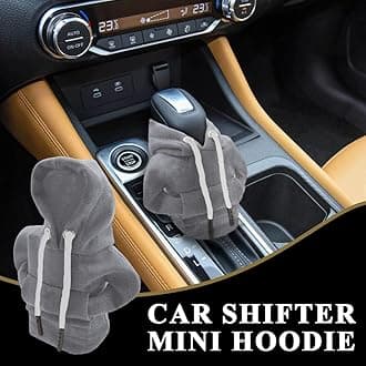 Kutyun Gear Shift Hoodie, Universal Car Shift Knob Cover, Automotive Interior Cute Gadgets, Car Accessories and Decorations Mini Hoodie for Car Shifter