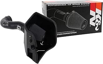 - K&N Cold Air Intake System: Dry-Flow Air Filter, Increase Performance & Towing: Compatible with 2019-2025 Chevy/GMC/Cadillac Silverado 1500, Suburban, Tahoe, Sierra 1500, Yukon, Escalade, 71-3110