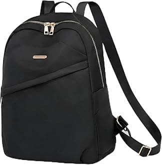 TYPIFY Backpack for Women,School & College Bag, Black Travel Girls Bags, Stylish Latest Girls Tution Bagpack | Gift for Her | Elegant Black Casual Bag