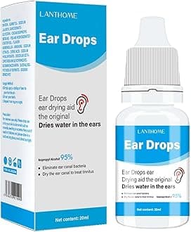 20ml Ear Drops For Swimmers Ear, Swimmers Ear Drying Drops | Adult Ear Drops Earache Drops For Clogged Ears, Fast, Natural Swimmer's Ear Drying Drops For Adults & Kids