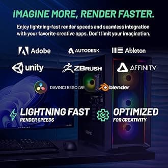 Skytech Gaming Nebula Gaming PC Desktop – AMD Ryzen 5 5600X 3.7 GHz, NVIDIA RTX 4070, 1TB NVME SSD, 16GB DDR4 RAM 3200, 600W Gold PSU, 11AC Wi-Fi, Windows 11 Home 64-bit,Black