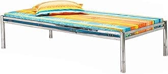 Pure Stainless Steel Bed Frame Without Mattress (4 X 6 Feet, Divan Bed 1)