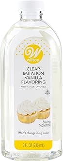Clear Imitation Vanilla 8 Oz Bottle