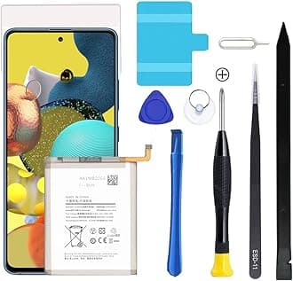 Galaxy A51 Battery,Upgraded New Battery Replacement for Samsung Galaxy A51 SM-A515F SM-A515F/DS,EB-BA515ABY with Professional Replacement Tool Kits