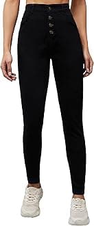 Miss Chase Women's Skinny High Rise Regular Stretchable Denim Jeans