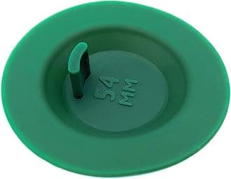 Backflush Disc – Blind Insert for Espresso Machine – Food-Grade Silicone – 3 Size Variations – Compatible with Cleaning Tablets and Powder – Wide Compatibilit (1, Green)
