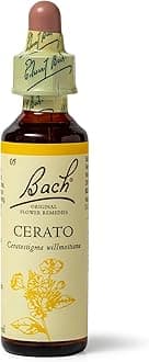 Original Flower Remedies (Cerato) Know Your Own Mind, Trust Intuition, Emotional Wellness, Natural Flower Essence, 20ml