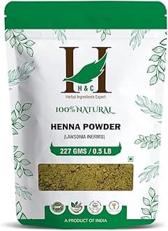 100% Natural and Pure Henna Powder/Lawsonia Inermis 227 gms (1/2 LB) for Hair