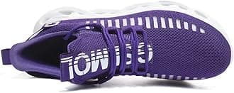 Jakcuz Men's Hightop Non Slip Gym Sneakers Lightweight Breathable Athletic Running Walking Tennis Fashion Comfortable Shoes