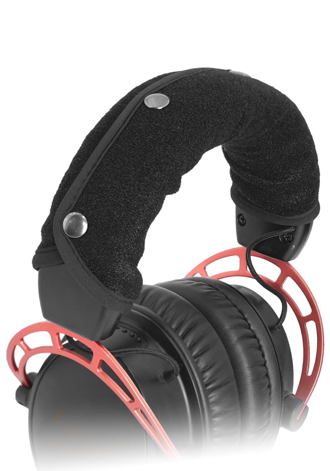 GEVO Replacement Headphone Headband Cover for HyperX Cloud & Alpha,Cloud 1/2/3/Pro,Cloud X/Core,Flight,Stinger Gaming Headset,Headband Cushion Easy Installation No Tool Needed-Velvet Black