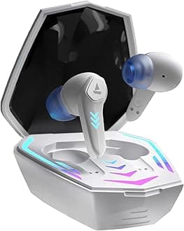boAt Immortal 131 TWS Earbuds with 40 Hours Playback, BEAST Mode, ASAP Charge, boAt Signature Sound, Blazing RGB Lights, ENx Technology, IPX4, BT v5.3(White Sabre)