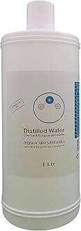 Pack of Distilled Water 1 Liter | Zero Impurities Detected | Can be Used as Distilled & Deionized Water | Ultimate Purity and Quality Adhering to Global Standards Pack of (1)