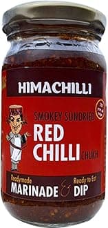 HIMACHILLI RED CHILLI CHUKH -Traditional Chamba Chukh From Himachal-Smokey, Hot & Spicy Chilli Pickle, Paste & Marinade (200gm)