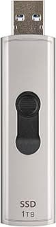 Transcend 1TB External, Portable SSD ESD320A USB 10Gbps Type-A TS1TESD320A