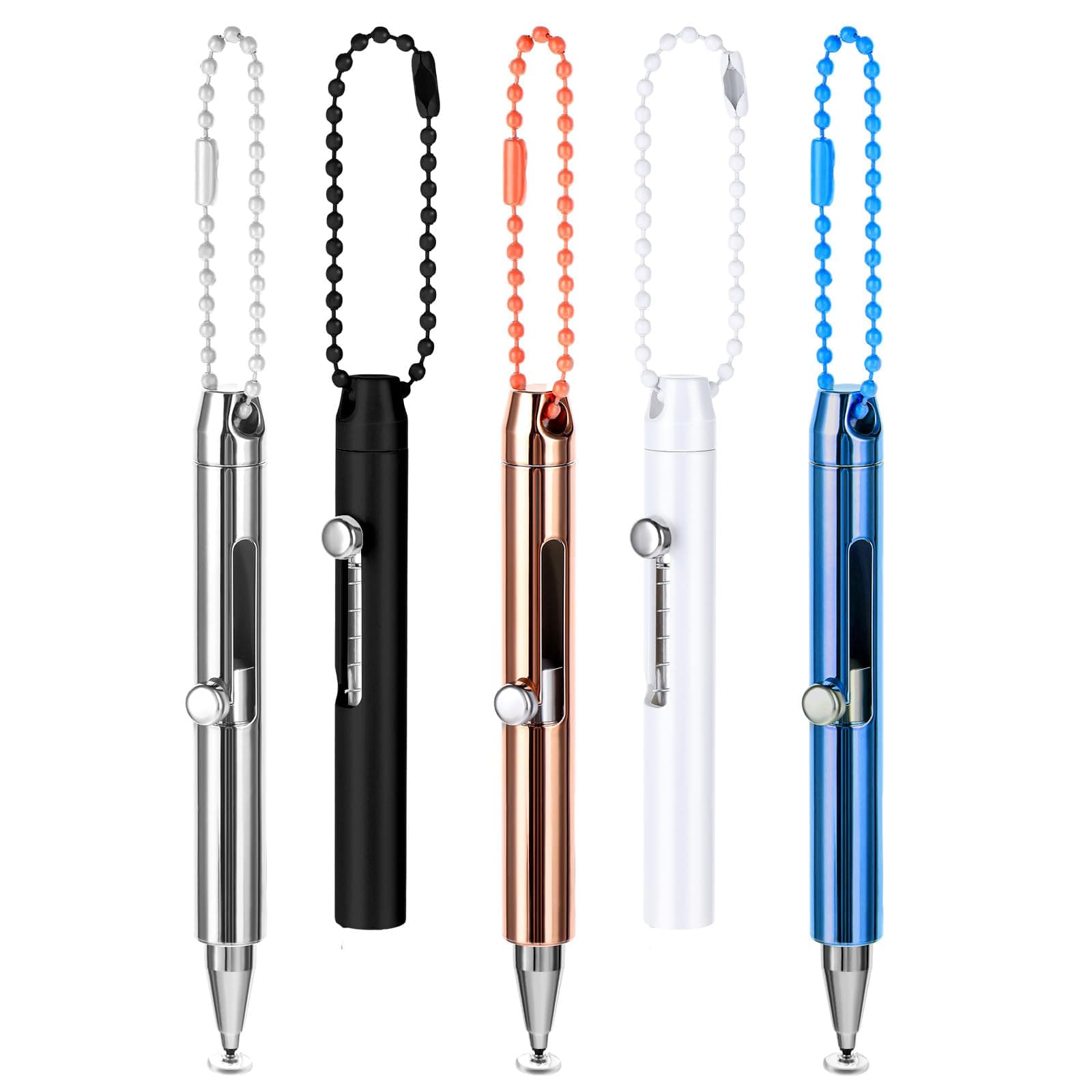 Mabor 5Pcs Touch Screen Pen Mini Tablet Stylus Pens with Keychain Portable Precision Capacitive Stylus Pen for Android Mobile Phones Laptop Accessories Touchscreen