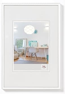 walther design Picture Frame White 15 x 20 cm New Lifestyle Plastic Frame KV520W