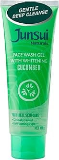 Naturals Face Wash Gel Cucumber | Water Based Cleanser That Gently Removes Impurities With Deep Cleansing Power | Contains Cucumber, Witch Hazel and Yam Bean Extract | 100gm