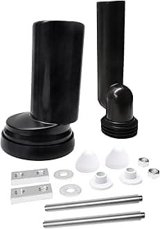 Wall Hung Toilet Pipe Connector Set Compatible with Geberit 405.116 Toilets Hidden water tank,with HDPE Material,fit for Wall Hung Toilet Tank,with Fastening Material,Bidet & Bidet parts,