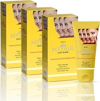 ZEE Myfair Fairness Deep Cleanse Dark Dead Cell Removal Face Wash (Pack of 3)