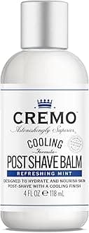 CREMO - Cooling Post Shave Balm For Men - Refreshing Mint Formula - 118ml - Fights Razor Burns
