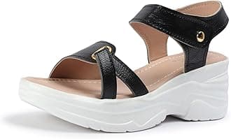 Vendoz Women Casual Cream Wedges Sandal
