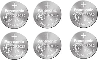 6-pack Panasonic Battery, Lithium Button Cell Cr3032- Cr 3032