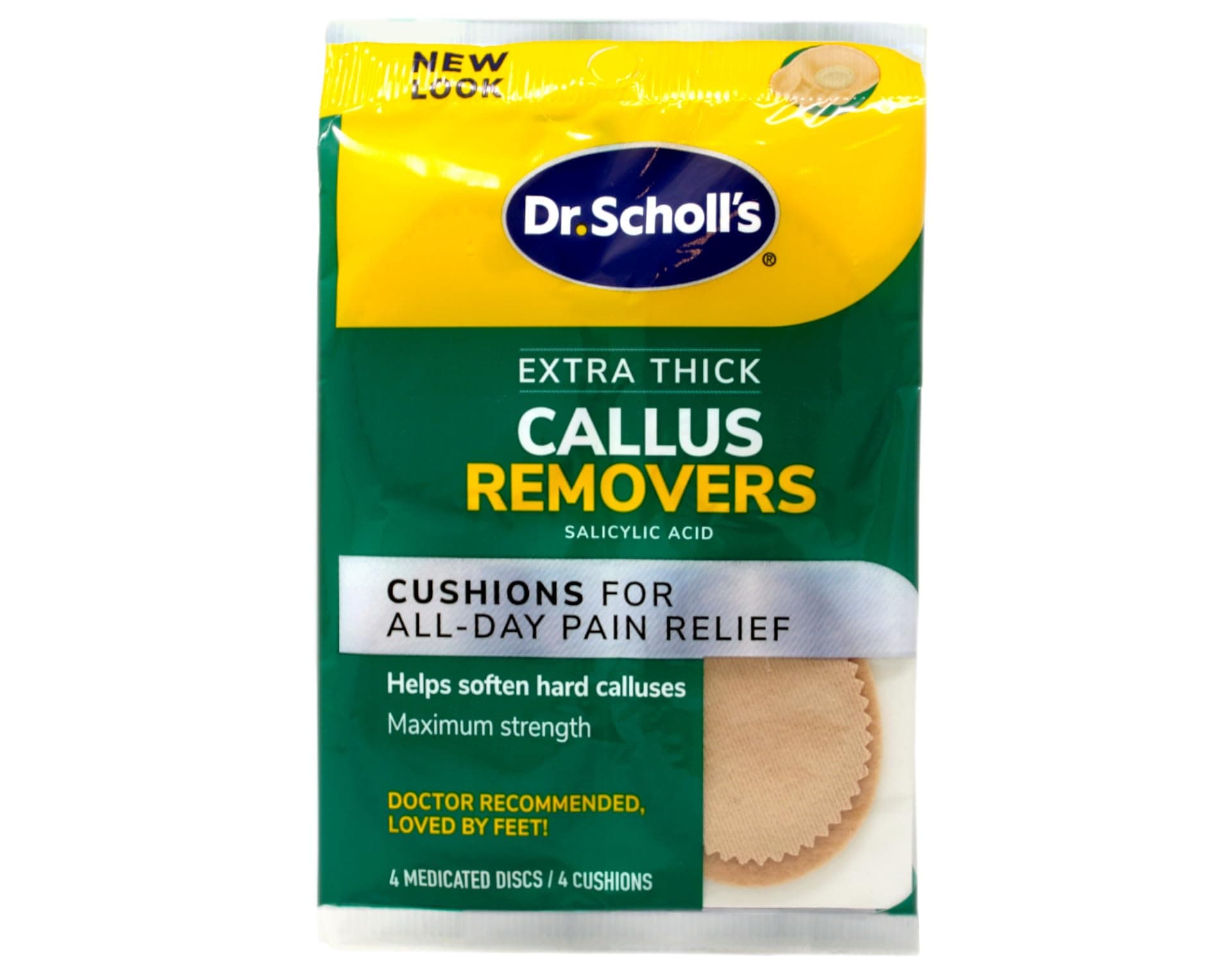 Dr. Scholl's Extra Thick Callus Removers 4 Cushions Ea