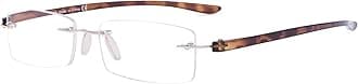 Eyekepper Reader Small Lens Rimless Reading Glasses Men Women