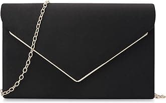 Clutch Purse for Women Evening Bags Handbags for Wedding Party Cocktail Prom Faux Suede Crossbody Shoulder Bag