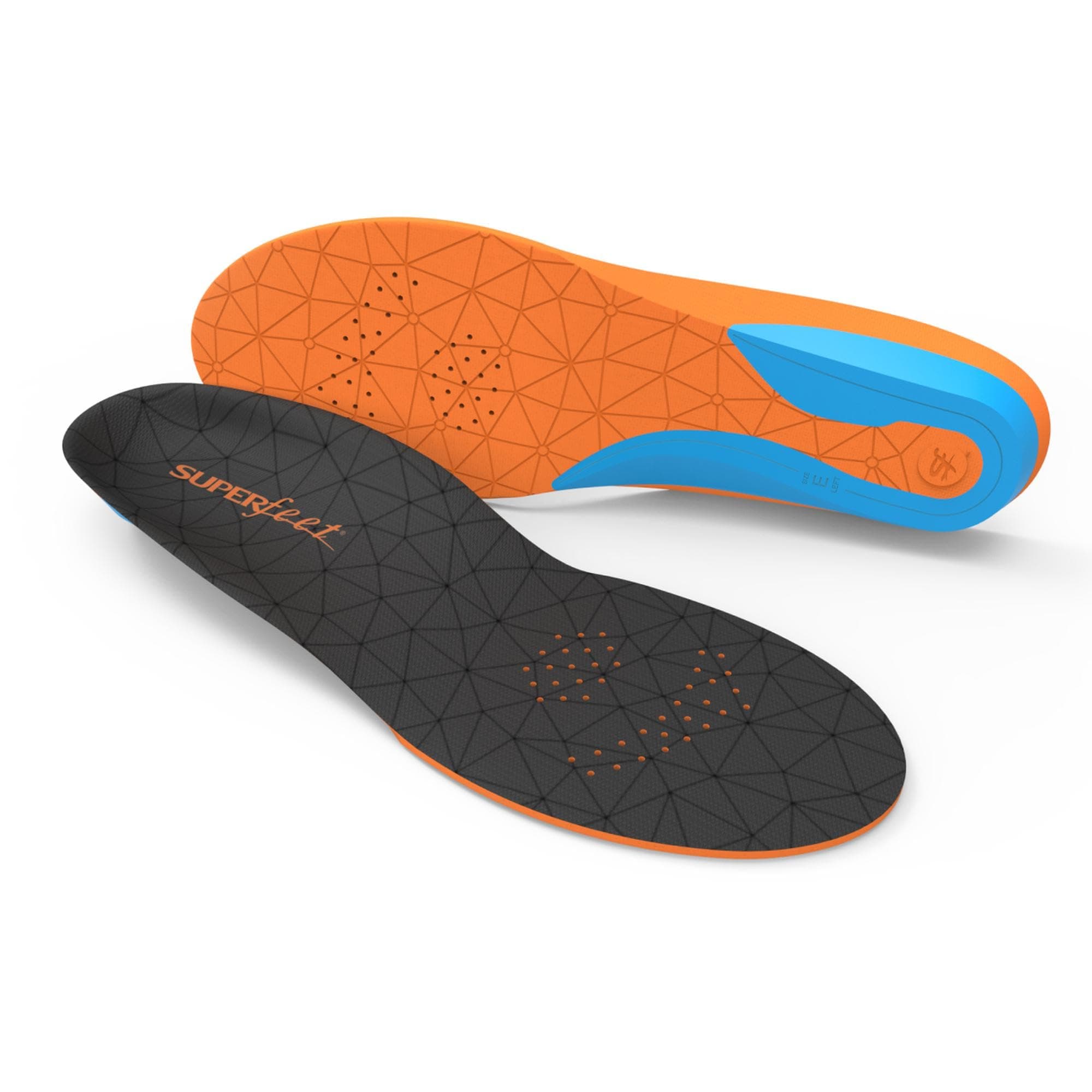 Superfeet All-Purpose Cushion Medium Arch Support Insoles - Men 7.5-9 / Women 8.5-10