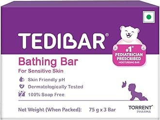 Tedibar TEDIBAR 75g x 3S Bath Rod, Pink, 75g (Pack of 3)