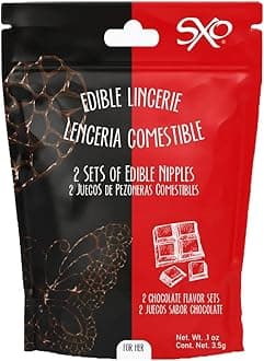 Flavored Edible Lingerie for Couples (Niples- Chocolate)
