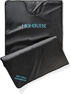 HigherDOSE Far Infrared Sauna Blanket - Full-Body Detox Wrap for Muscle Recovery, Glowing Skin, and Deep Relaxation - Personal and Portable Sauna for Home Spa Experience