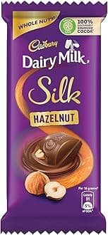 Dairy Milk Silk Hazelnut Chocolate Bar Pouch, 2 X 143 g
