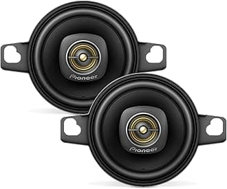 TS-A709 A Series 2-3/4” 2-Way 450 Watt Max Power Coaxial Speaker with a 16mm Tweeter – Pair, Black
