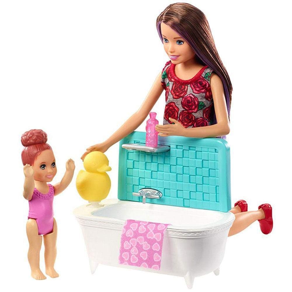 Skipper Babysitters Inc. Bathtime Playset, Brunette
