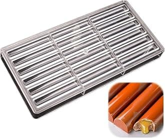 18 cavities long sticks shape polycarbonate PC chocolate mold candy fondant ice cube mould baking moldes DIY bakeware supplies