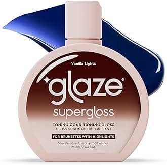 - Supergloss Color Conditioning Gloss – Hydrating Semi-Permanent Color Hair Gloss & Shine Boost – Color Depositing Mask - Vegan, Cruelty-Free – 6.4 Fl Oz - Vanilla Lights - Cool Blue Toner