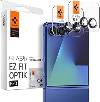 Spigen Glas.tR EZ Fit Optik Pro Tempered Glass Camera Lens Protector Guard for Galaxy Z Flip7-2 Pack