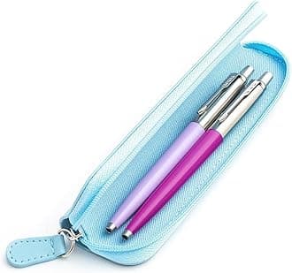 Jotter Originals Lilac and Amethyst Ballpoint Pen gift set with bright blue case