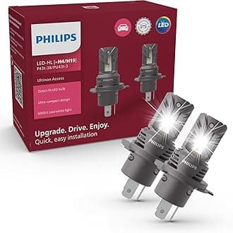 automotive lighting Ultinon Access LED car headlight bulb (H4), ultra-compact direct-fit, 80%, 6.000K, set of 2