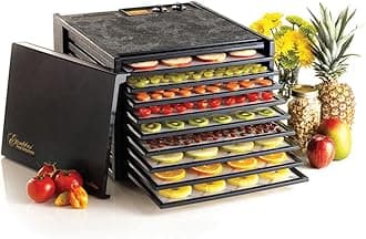 9 Tray Dehydrator with Timer | Food Dryer | Up to 26 Hours and Temperature Control | Drying Fruit, Meat and Vegetables