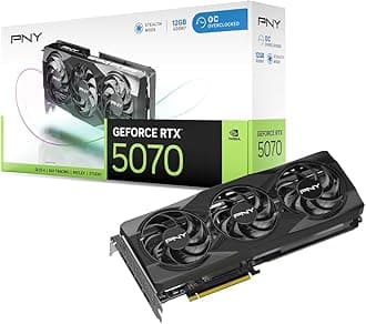 PNY GeFORCE RTX 5070 12GB Overclocked TripleFan Graphics Board VCG507012TFXPB1-O VD9083