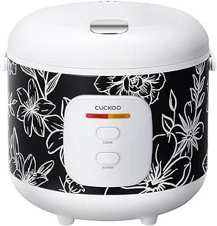 CUCKOO Electric Rice Cooker | 1.8 Ltr 10 Cups 1.2 Kg Raw Rice Capacity Serves 2-10 People | 700 Watt | 5 Ltr Nonstick Pot | 8 Hour Keep Warm Function | Trusted Korean Brand | 1 Year Warranty |CR-1005