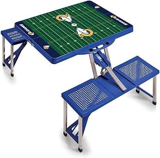 Blue Los Angeles Rams Field Portable Picnic Table