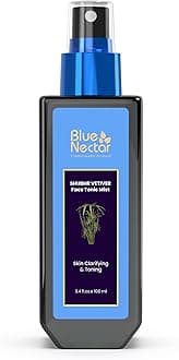 Blue Nectar Shubhr Steam Distilled Vetiver Toner Water & Cooling Calming Face Tonic Mist |Alcohol Free | Chemical & Preservative Free (100 ml)