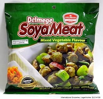 Delmege Soya Meat | Authentic Sri Lankan taste | (Regular flavour, Pack of 10)