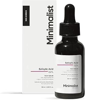 Anti-Acne 2% Salicylic Acid Face Serum for All Skin Types | Reduces Blackheads,Oiliness, Excess Oil & Bumpy Texture | BHA Based Exfoliant | 60 ml