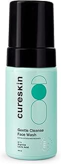 Gentle Cleanse Brightening Face Wash with Lactic Acid AHA Foam Face Wash for Women and Men, 100 ml (Pack of 1)